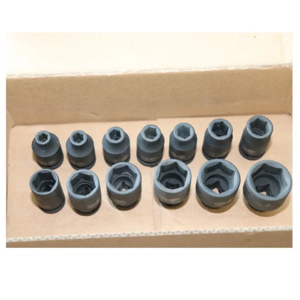 Jetech Juego de 13 Piezas de Sockets de Impacto 1/4" - Imagen 3