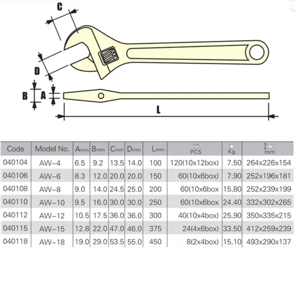 Jetech Llave Ajustable de Alta Calidad - Imagen 3