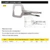 Stanley Juego de Alicates de Bloqueo: Soldadura, Metal, C-Clamp, y Cadena de Corte para Tubos - Imagen 4