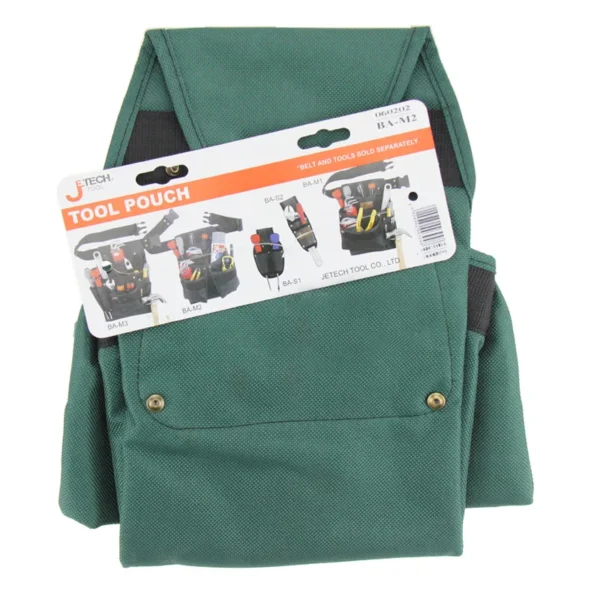 Jetech Bolsa Organizadora de Herramientas para Cintura - Resistente al Agua, Tamaño Mediano, para Técnicos (Modelo BA-M3) - Imagen 2