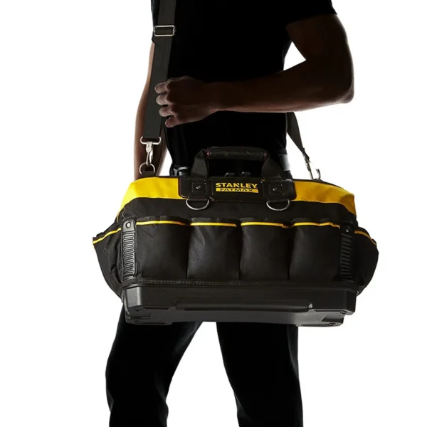 Stanley Bolsa de Herramientas FatMax 18" con Fondo Rígido Impermeable y Múltiples Bolsillos FMST518150-23 - Imagen 6