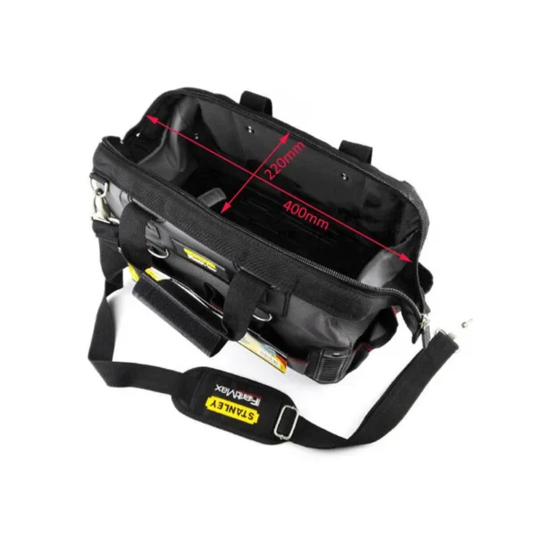 Bolsa de Herramientas STANLEY FatMax 16" con Correa Ajustable y Base Rígida - 18 Compartimientos - Imagen 3