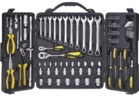 Stanley STMT81243 Juego de Herramientas Combinado de 110 Piezas - Kit Multifuncional para Reparación de Autos, Motos y Bicicletas