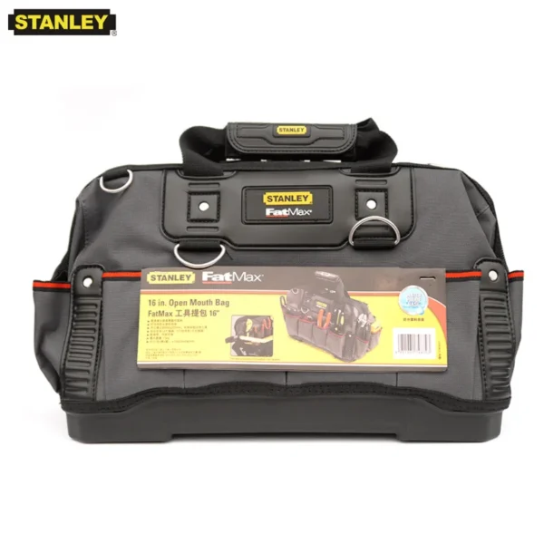 Bolsa de Herramientas STANLEY FatMax 16" con Correa Ajustable y Base Rígida - 18 Compartimientos - Imagen 7
