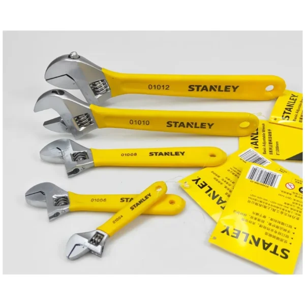 Llave Ajustable STANLEY - Mini y Grande, Tamaños de 4" a 18" - Imagen 11