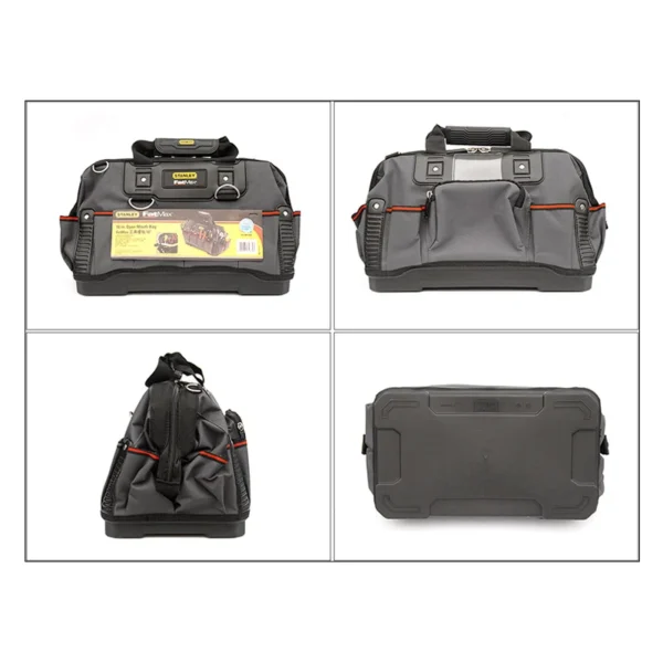 Bolsa de Herramientas STANLEY FatMax 16" con Correa Ajustable y Base Rígida - 18 Compartimientos - Imagen 8