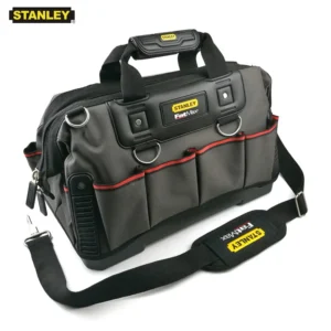 Bolsa de Herramientas STANLEY FatMax 16" con Correa Ajustable y Base Rígida - 18 Compartimientos