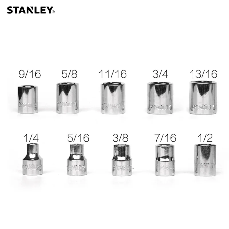 Dado de Acoplamiento Cuadrado STANLEY 3/8" - Tamaños en Pulgadas 1/4" a 13/16 - Imagen 9