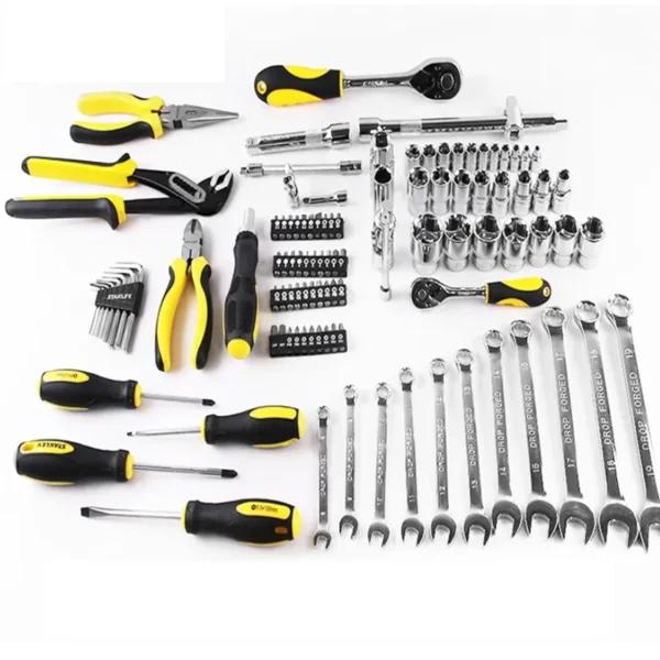 Stanley STMT81243 Juego de Herramientas Combinado de 110 Piezas - Kit Multifuncional para Reparación de Autos, Motos y Bicicletas - Imagen 2