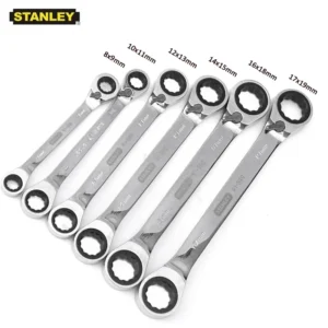Llave de Carraca Reversible Métrica STANLEY 8mm-19mm
