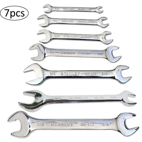 Llave Combinada STANLEY de Pulgadas - Abierta y Estrella Doble - Imagen 13