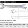 Llave Combinada STANLEY de Pulgadas - Abierta y Estrella Doble - Imagen 6