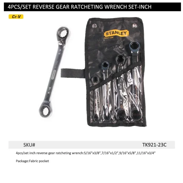 Llave de Carraca Doble STANLEY Imperial Reversible - Imagen 5