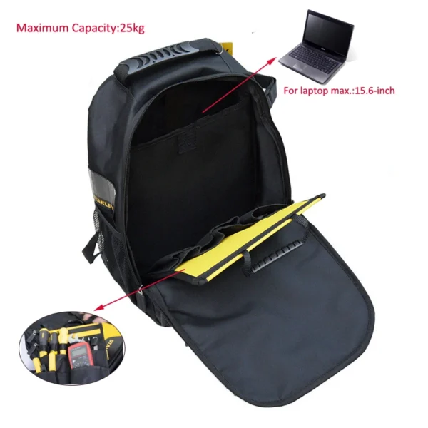 Mochila Herramientas STANLEY STST515155 - Con Compartimento para Laptop de 15.6 - Imagen 3