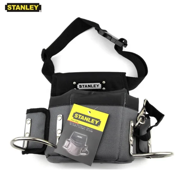 Bolsa de Herramientas de Cintura STANLEY - Tela Oxford 600D, Multicapa, Gris - Imagen 7