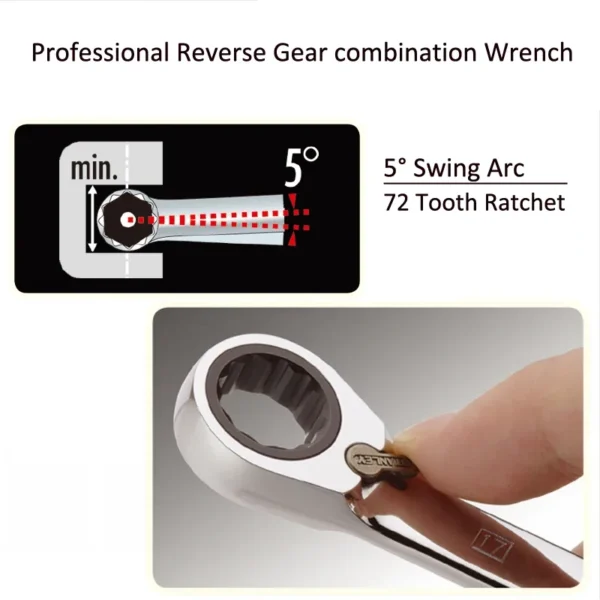 Llave de Carraca Doble STANLEY Imperial Reversible - Imagen 3