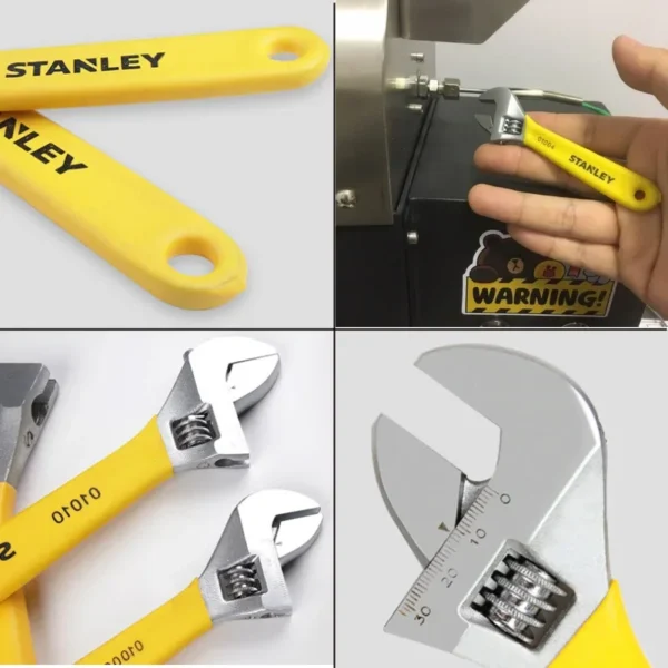 Llave Ajustable STANLEY - Mini y Grande, Tamaños de 4" a 18" - Imagen 2
