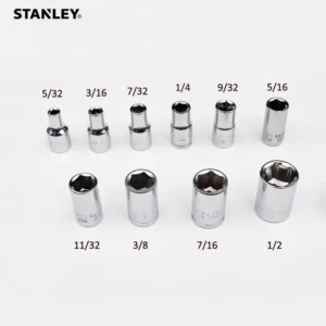 Dado Imperial STANLEY 1/4" - Tamaños de 5/32" a 1/2