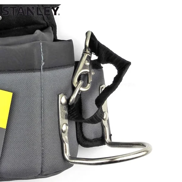 Bolsa de Herramientas de Cintura STANLEY - Tela Oxford 600D, Multicapa, Gris - Imagen 9