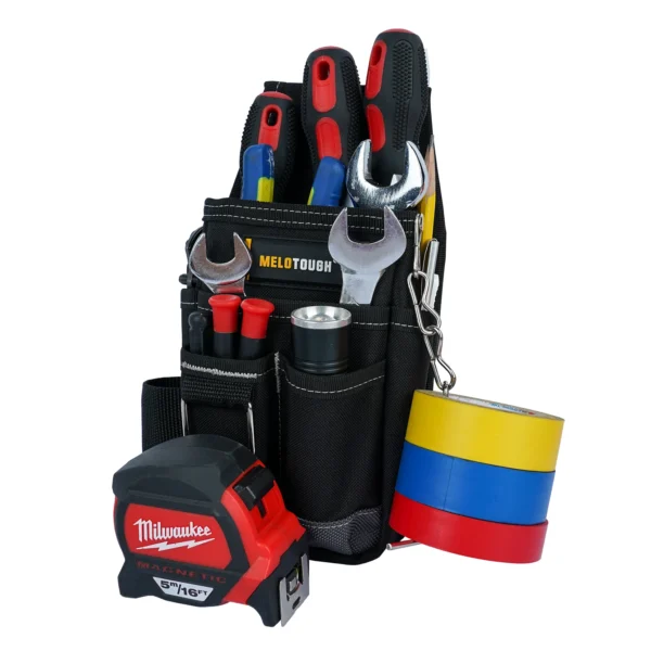 Pouch de Herramientas Compacto con Clip para Cinturón - Organizador Mini para Electricistas, Carpinteros y Obreros - Imagen 10