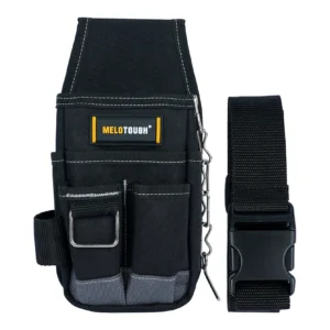 Pouch de Herramientas Compacto con Clip para Cinturón - Organizador Mini para Electricistas, Carpinteros y Obreros
