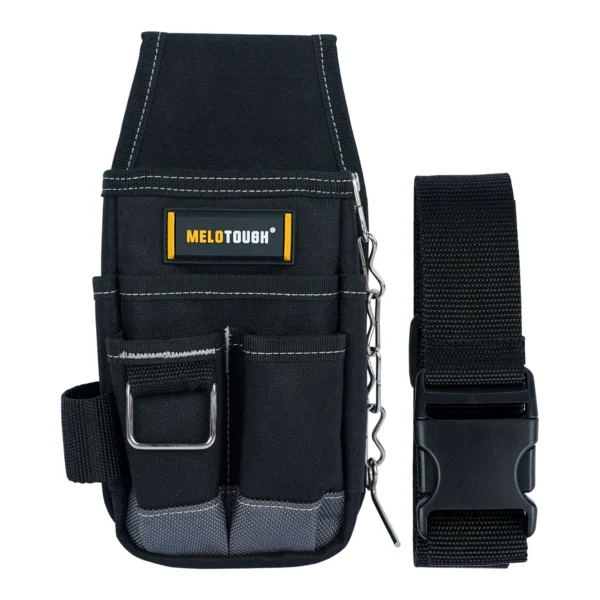 Pouch de Herramientas Compacto con Clip para Cinturón - Organizador Mini para Electricistas, Carpinteros y Obreros