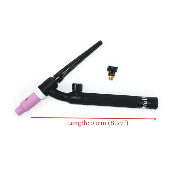 Antorcha TIG WP17 Profesional 150A Enfriada por Aire – Con Válvula de Gas y Cuello Flexible - Imagen 3