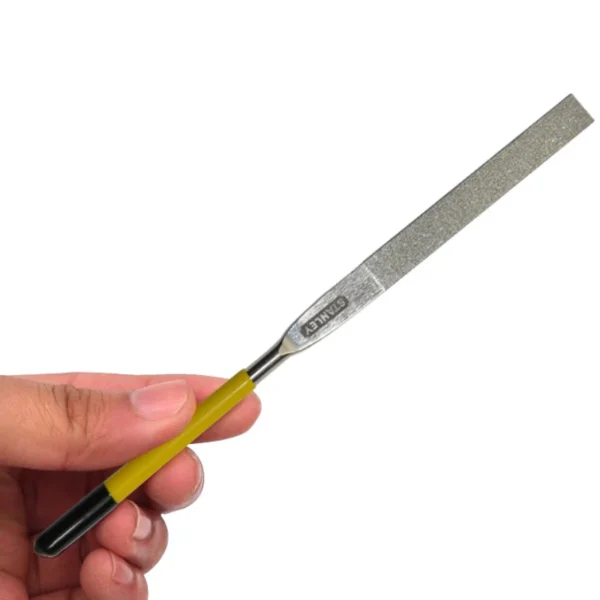 Lima Plana de Diamante STANLEY – Herramienta de Acero para Metal, Aleaciones, Madera y Jade - Imagen 6