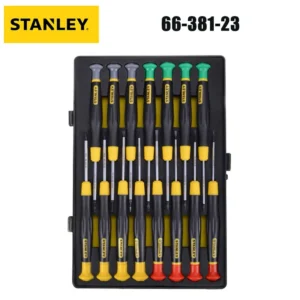 Juego de Destornilladores de Precisión Stanley 66-391-23 – Mini, 6 Piezas para Electrónica y Relojería