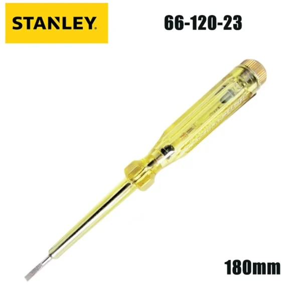 Destornillador Probador de Electricidad Stanley 66-119-23 / 66-120-23 – 500V, Detección de Fugas - Imagen 7