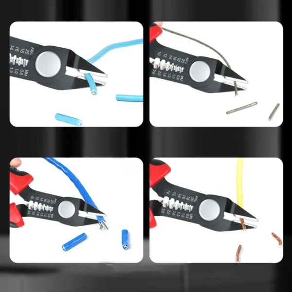 Pinza Pelacables Automática SHENGMEIYU – Corte, Crimpado y Pelado de Cables Eléctricos - Imagen 6