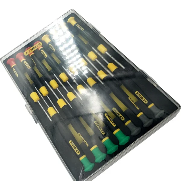 Juego de Destornilladores de Precisión Stanley 66-391-23 – Mini, 6 Piezas para Electrónica y Relojería - Imagen 6