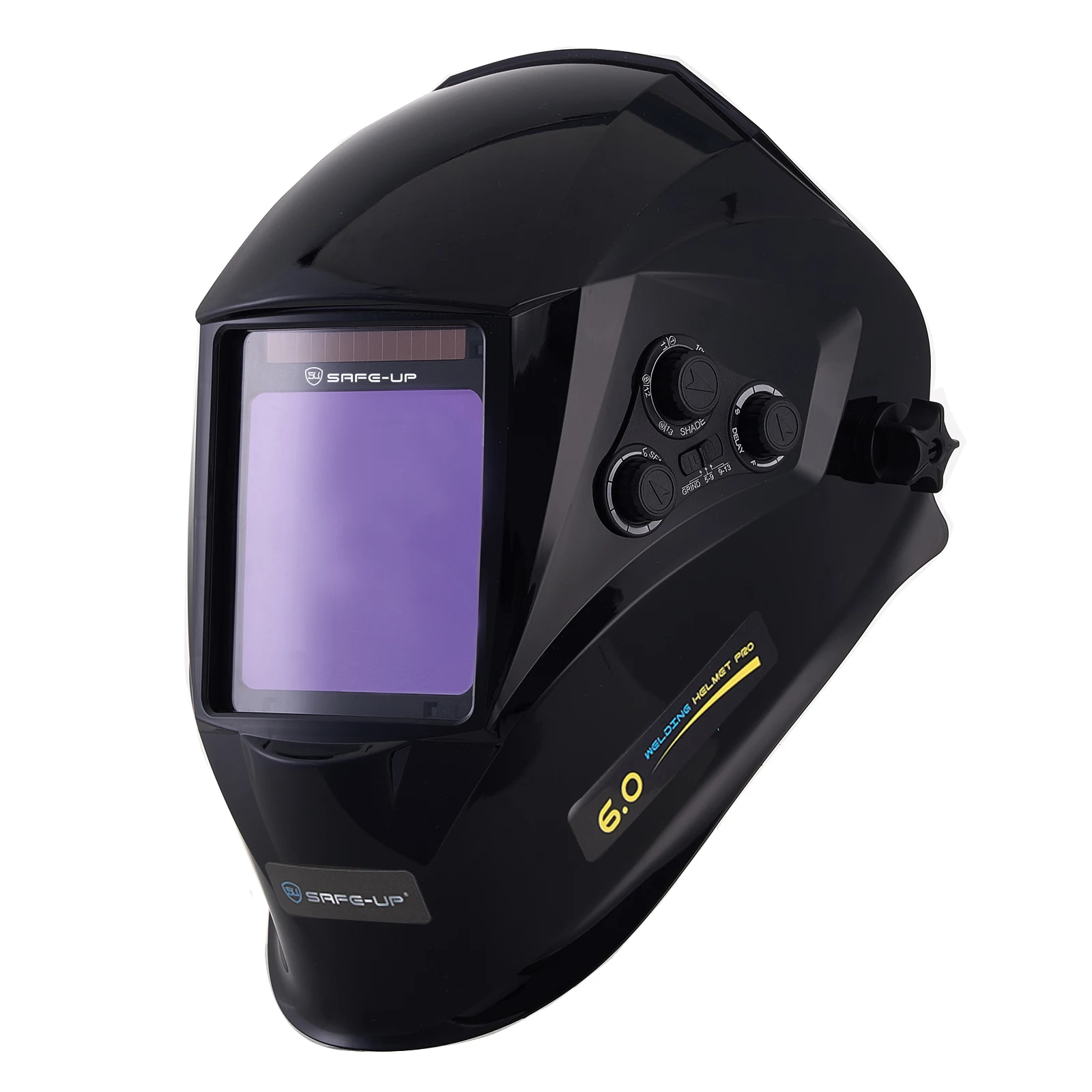 SAFEUP Casco de Soldadura Auto Oscurecible True Color – 4 Sensores, Energía Solar + Batería, DIN 5-13 Ajustable, MIG/MAG/TIG - Imagen 5