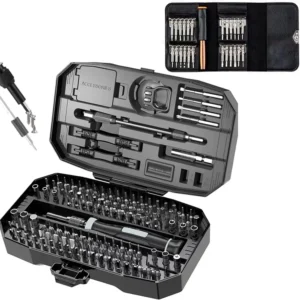 Juego de Destornilladores de Precisión 152 en 1 – Kit Profesional para Reparación de Ordenadores y Dispositivos Electrónicos