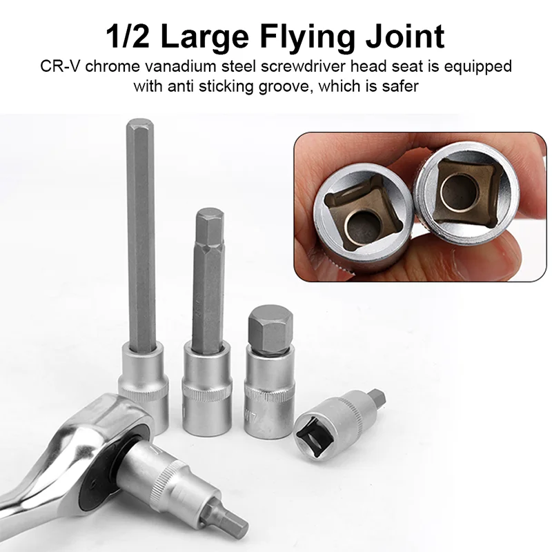 Juego de Vasos y Puntas Torx – Set de 26/30/32 Piezas en Acero Cromo-Vanadio - Imagen 3