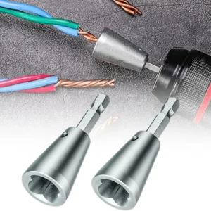 Herramienta Rápida para Trenzado de Cables – Adaptador para Taladro Eléctrico en Acero de Alta Resistencia
