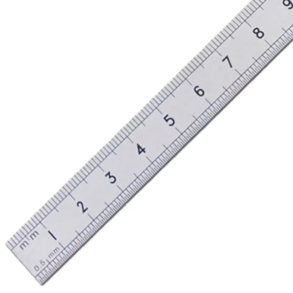Regla de Acero Inoxidable Stanley 35-344-23 – 15 cm, Doble Cara, Métrica y en Pulgadas - Imagen 4