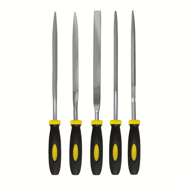 Juego de Limatones de Precisión – Acero al Carbono con Mangos Ergonómicos Antideslizantes para Madera, Plástico y Modelismo - Imagen 2
