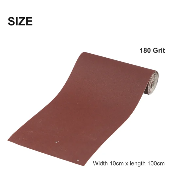 Rollo de Lija de Tela Esmeril VIBRATITE – Abrasivo Flexible para Pulido y Acabado, Granulometría Variada - Imagen 6