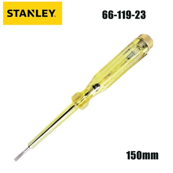 Destornillador Probador de Electricidad Stanley 66-119-23 / 66-120-23 – 500V, Detección de Fugas - Imagen 8