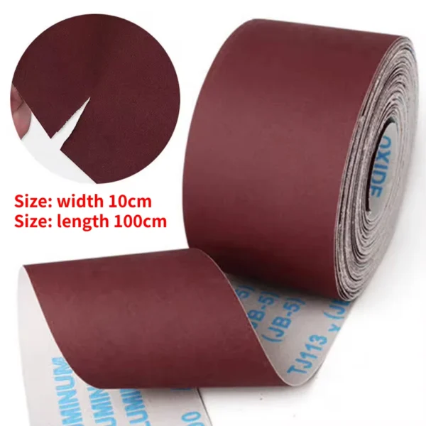 Rollo de Lija de Tela Esmeril VIBRATITE – Abrasivo Flexible para Pulido y Acabado, Granulometría Variada