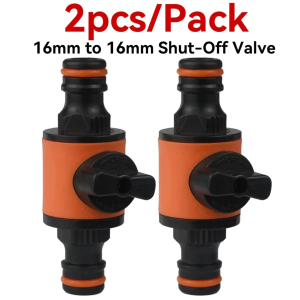 KESLA Adaptador para Manguera de Jardín 1/2" y 3/4" – Conector Rápido 16mm con Tapón de Bloqueo y Acople de Reparación (2 Piezas) - Imagen 10
