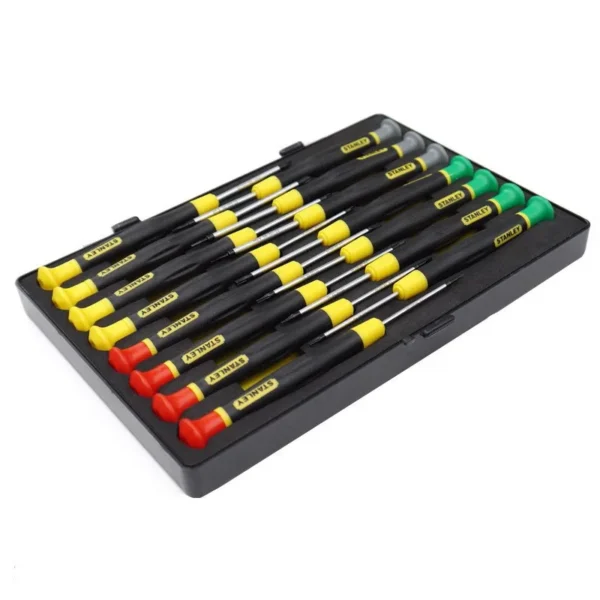 Juego de Destornilladores de Precisión Stanley 66-391-23 – Mini, 6 Piezas para Electrónica y Relojería - Imagen 4