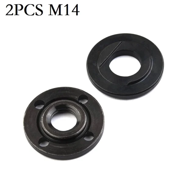 Juego de Tuercas de Fijación M14 para Amoladora Angular – 40mm con Rosca y Orificios Pin-Drive