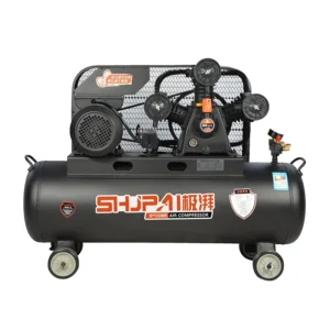 Compresor de Aire de Pistón con Correa 3 kW / 4 HP – Depósito 100 L, 360 L/min