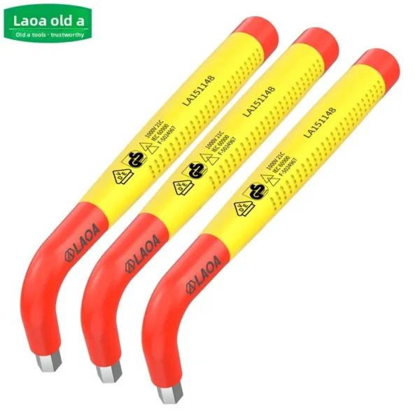 Juego de Llaves Hexagonales Aisladas 1000V – Certificación VDE, Acero Cromo-Vanadio, Multifuncionales con Mango Antideslizante - Imagen 5