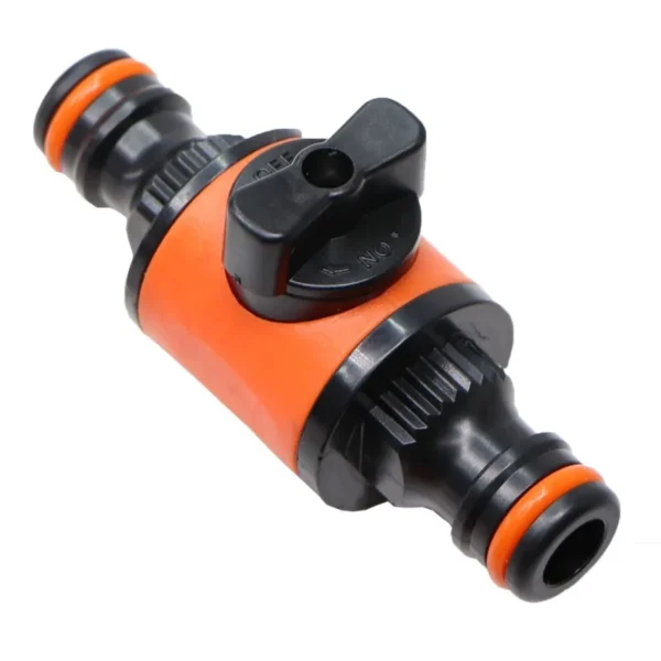 Válvula de Cierre para Manguera de Jardín 16mm – Adaptador Rápido de Plástico con Llave de Paso (1 o 2 Piezas) - Imagen 4