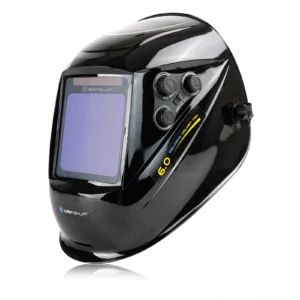 SAFEUP Casco de Soldadura Auto Oscurecible True Color – 4 Sensores, Energía Solar + Batería, DIN 5-13 Ajustable, MIG/MAG/TIG