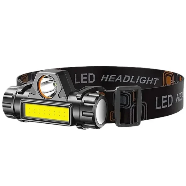 Linterna Frontal Recargable COB LED USB – Potente, Magnética y Impermeable para Pesca y Actividades al Aire Libre - Imagen 2