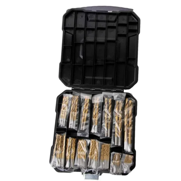 Juego de Brocas de Acero Rápido con Recubrimiento de Titanio – 50/99 Piezas de Brocas de Espiral para Madera, Metal y Plástico - Imagen 3